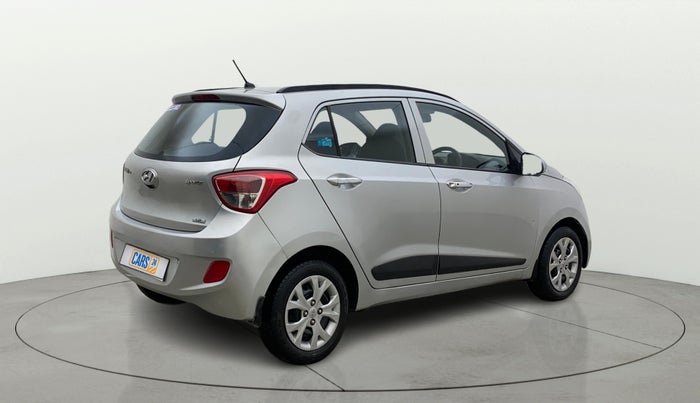 2014 Hyundai Grand i10 SPORTZ 1.2 KAPPA VTVT, Petrol, Manual, 49,643 km, Right Back Diagonal