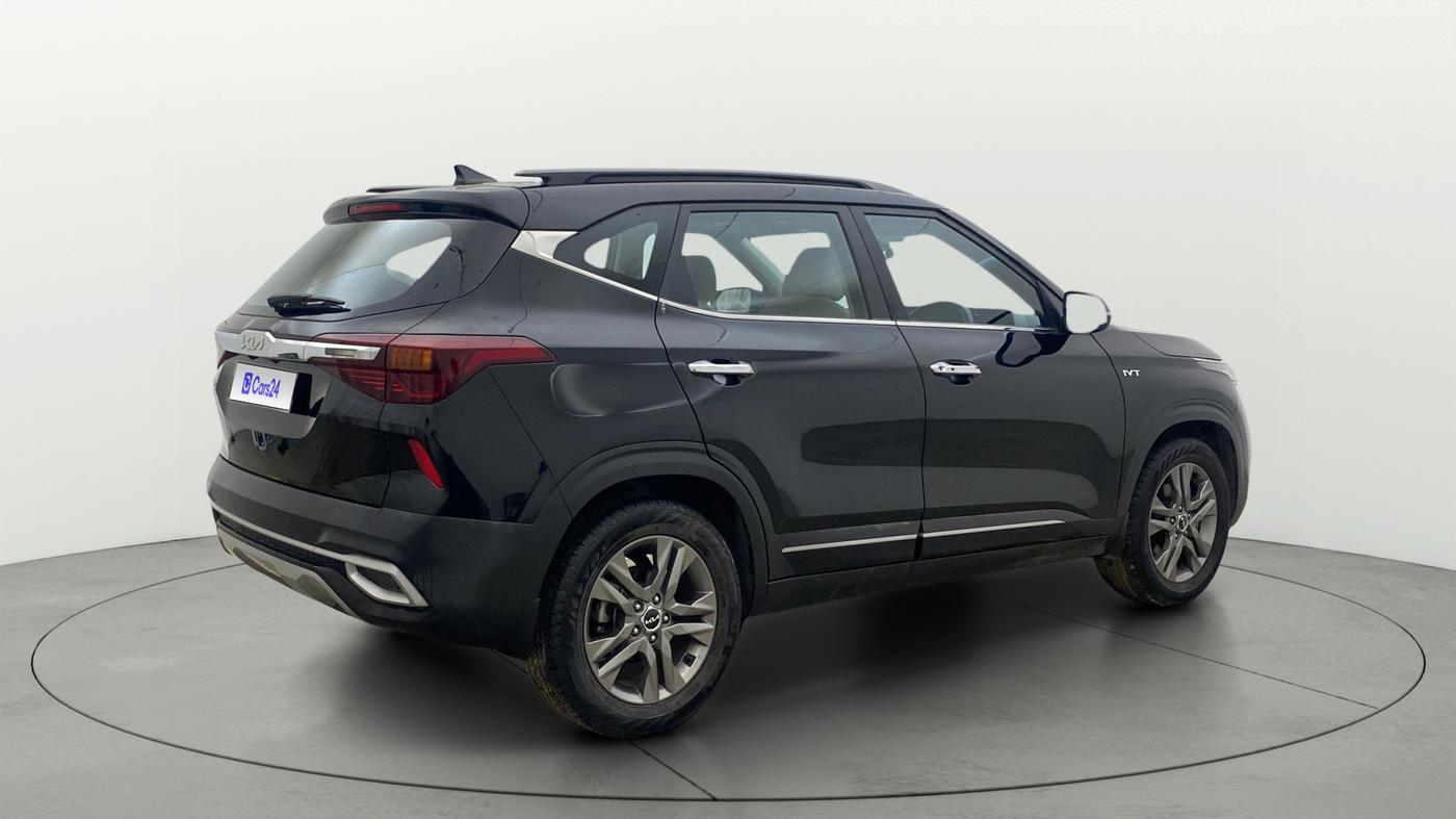 2023 KIA SELTOS HTX IVT, Petrol, Automatic, 21,553 km, Right Back Diagonal