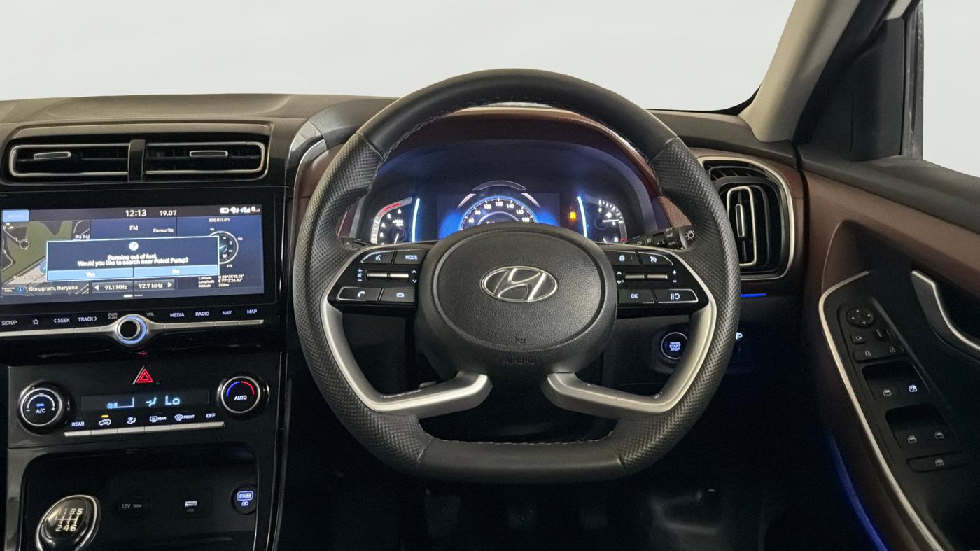 2022 Hyundai ALCAZAR PRESTIGE 1.5 MT 6STR, Diesel, Manual, 67,010 km, Steering Wheel Close Up