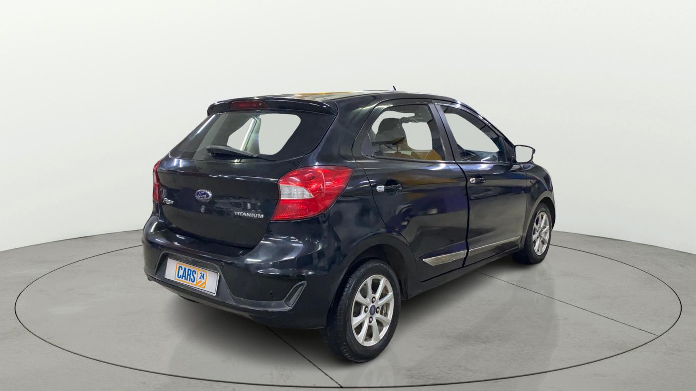 2019 Ford New Figo TITANIUM 1.2 PETROL MT, Petrol, Manual, 1,24,066 km, Right Back Diagonal