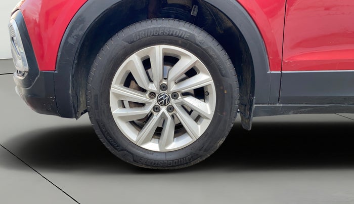 2022 Volkswagen TAIGUN HIGHLINE 1.0 TSI AT, Petrol, Automatic, 56,057 km, Left Front Wheel