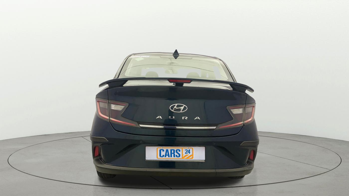 2022 Hyundai AURA SX 1.2 CNG, CNG, Manual, 1,21,535 km, Back/Rear