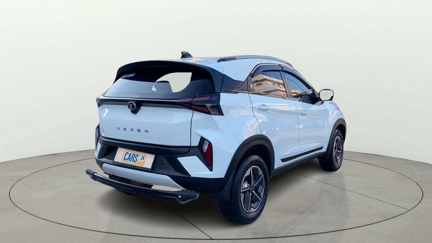 2024 Tata NEXON CREATIVE PLUS S 1.2 REVOTRON 6 AMT, Petrol, Automatic, 14,406 km, Right Back Diagonal
