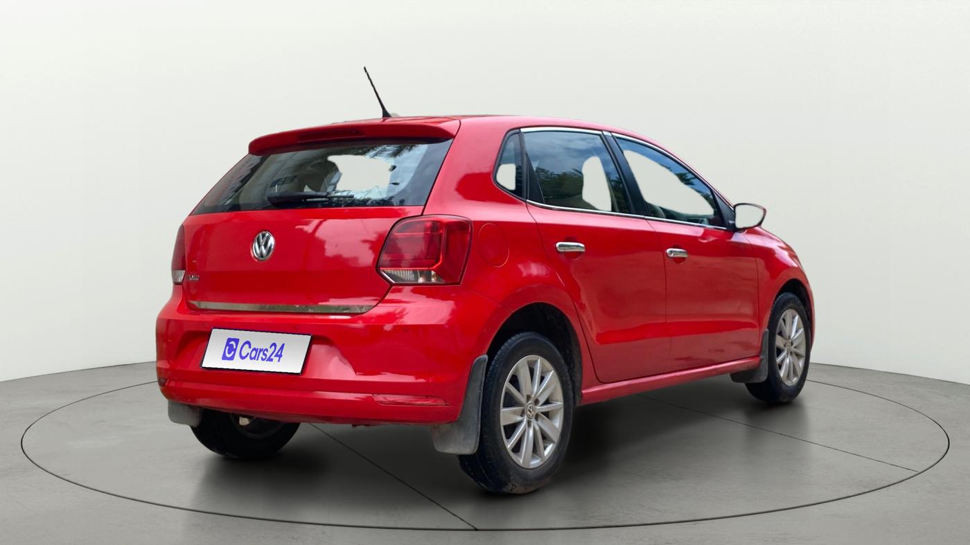 2017 Volkswagen Polo HIGHLINE1.2L, Petrol, Manual, 80,408 km, Right Back Diagonal