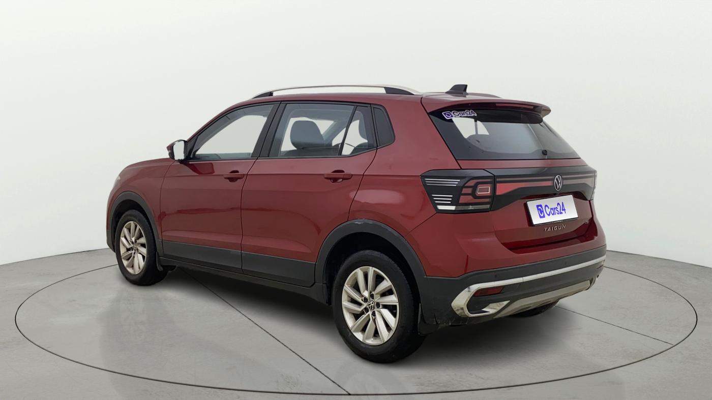 2022 Volkswagen TAIGUN HIGHLINE 1.0 TSI AT, Petrol, Automatic, 28,274 km, Left Back Diagonal