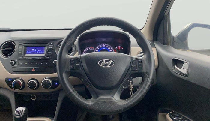 2016 Hyundai Grand i10 SPORTZ 1.2 KAPPA VTVT, Petrol, Manual, 62,977 km, Steering Wheel Close Up