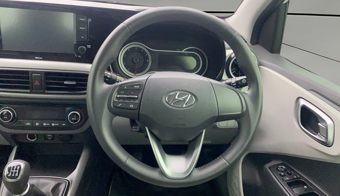 2021 Hyundai GRAND I10 NIOS ASTA 1.2 KAPPA VTVT, Petrol, Manual, 22,353 km, Steering Wheel Close Up