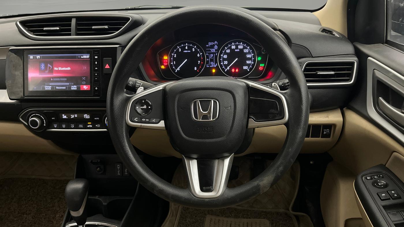 2023 Honda Amaze 1.2L I-VTEC VX CVT, Petrol, Automatic, 22,451 km, Steering Wheel Close Up