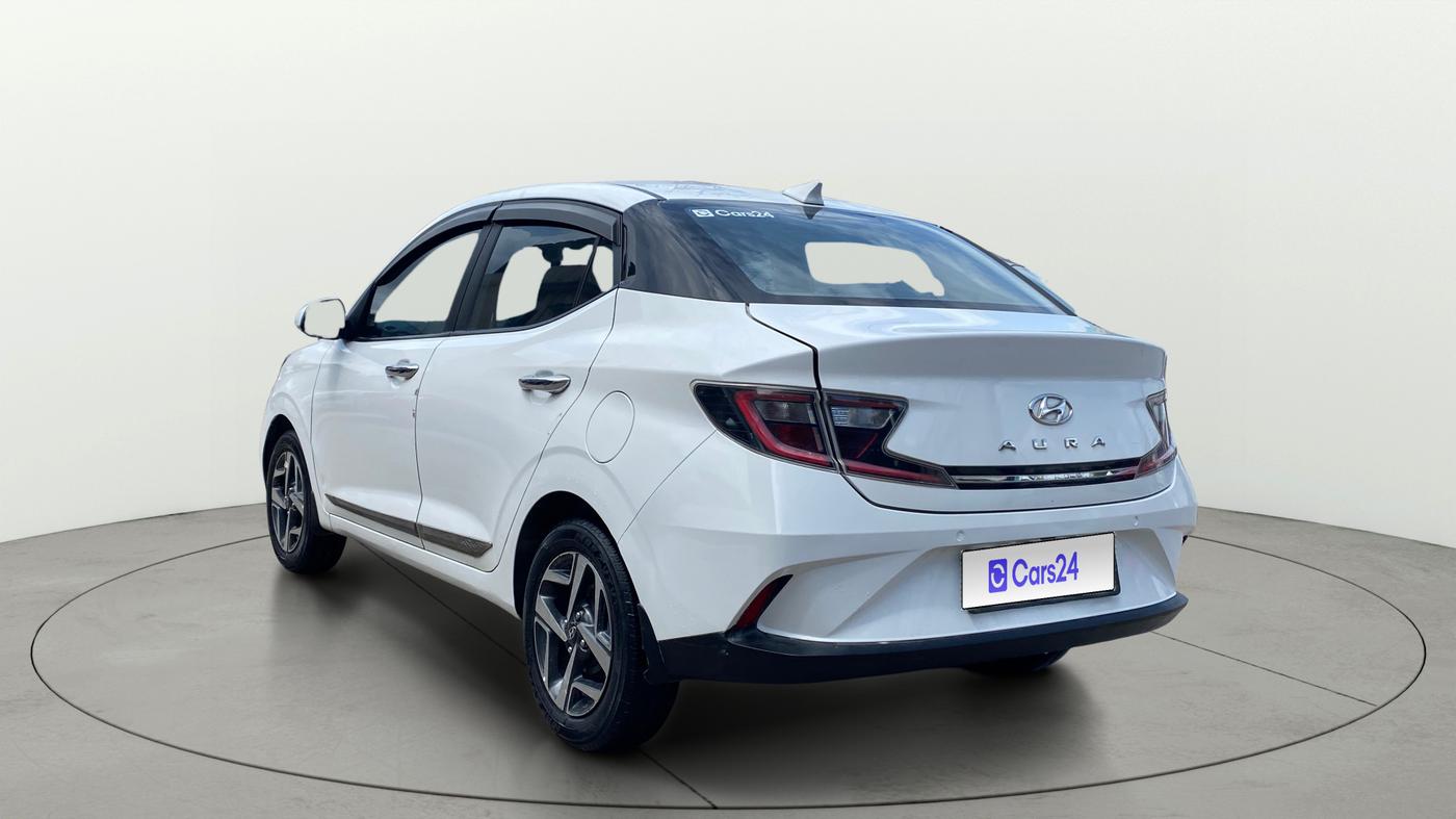 2020 Hyundai AURA SX 1.2, Petrol, Manual, 1,32,585 km, Left Back Diagonal