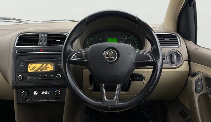 2014 Skoda Rapid ELEGANCE 1.6 MPI MT, Petrol, Manual, 51,774 km, Steering Wheel Close Up