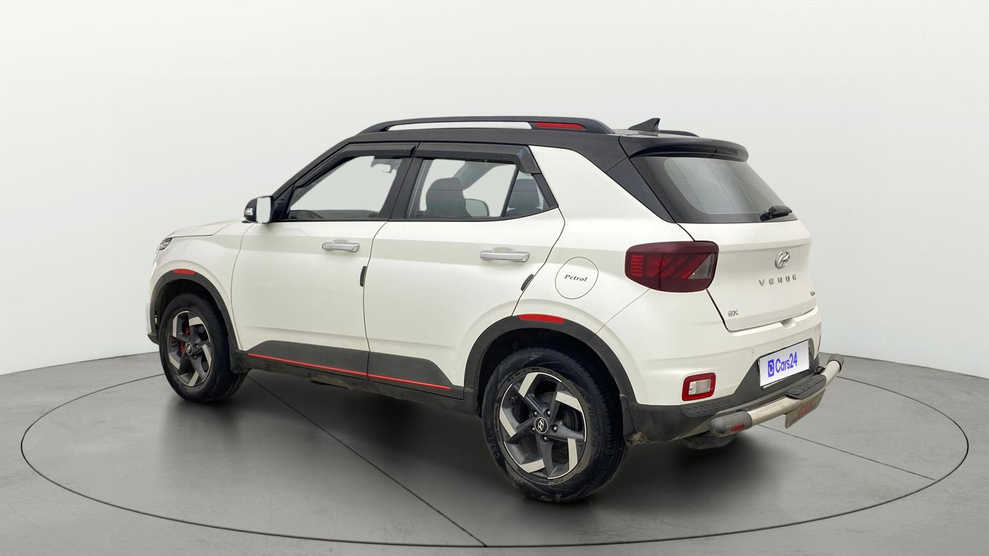 2021 Hyundai VENUE SX 1.0 (O) TURBO IMT DUAL TONE, Petrol, Manual, 35,269 km, Left Back Diagonal