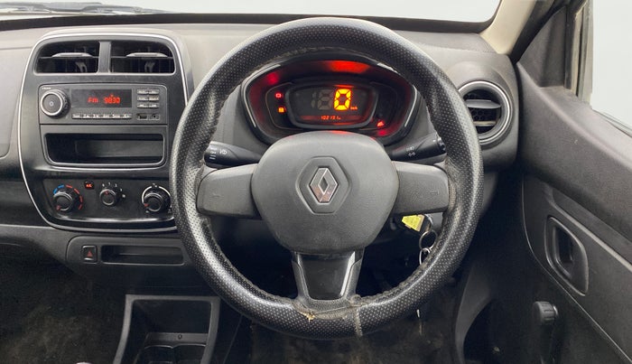 2017 Renault Kwid RXL, Petrol, Manual, 1,02,238 km, Steering Wheel Close Up