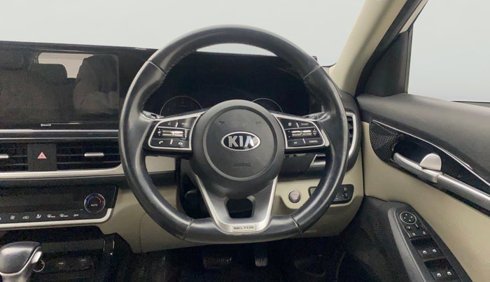2020 KIA SELTOS HTX IVT 1.5 PETROL, Petrol, Automatic, 80,017 km, Steering Wheel Close Up