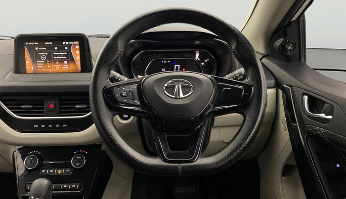 2021 Tata NEXON XZA PLUS PETROL DUAL TONE, Petrol, Automatic, 25,840 km, Steering Wheel Close Up