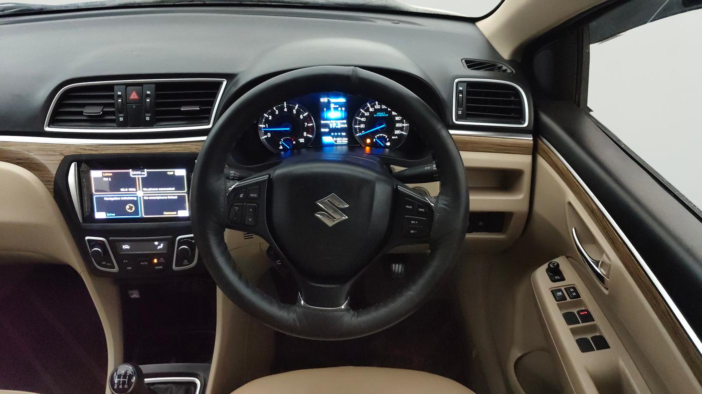 2019 Maruti Ciaz ALPHA 1.5 SHVS PETROL, Petrol, Manual, 53,286 km, Steering Wheel Close Up