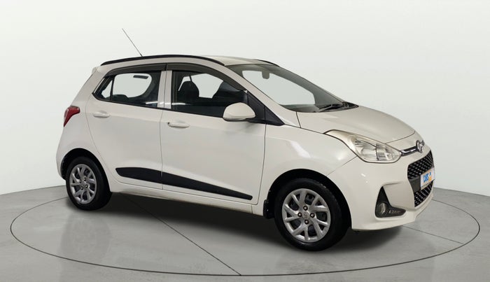 2017 Hyundai Grand i10 SPORTZ (O) 1.2 KAPPA VTVT, Petrol, Manual, 50,093 km, Right Front Diagonal
