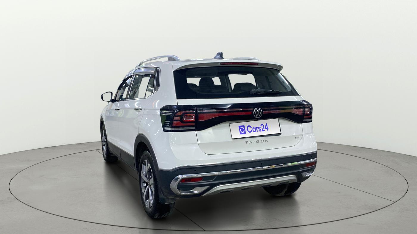 2023 Volkswagen TAIGUN TOPLINE 1.0 TSI AT, Petrol, Automatic, 55,843 km, Left Back Diagonal