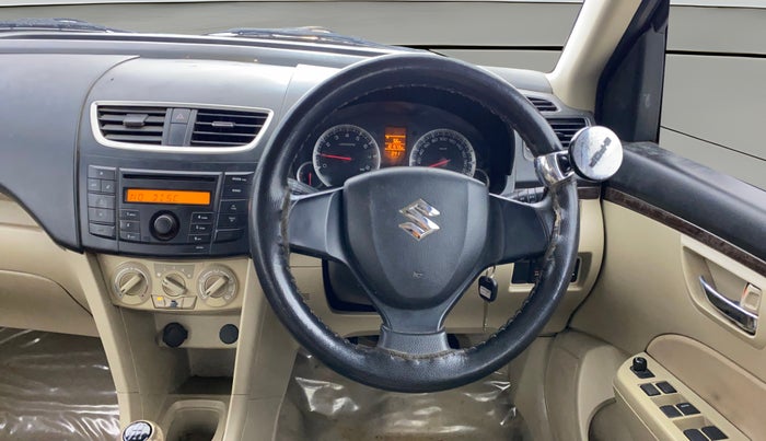 2014 Maruti Swift Dzire VXI, Petrol, Manual, 1,01,573 km, Steering Wheel Close Up