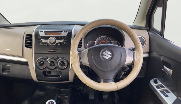 2016 Maruti Wagon R 1.0 VXI, Petrol, Manual, 1,13,290 km, Steering Wheel Close Up