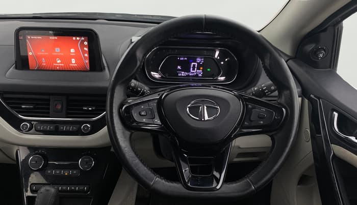 2021 Tata NEXON XZA PLUS (O) DIESEL, Diesel, Automatic, 53,158 km, Steering Wheel Close Up