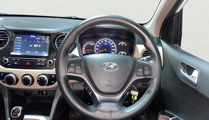 2019 Hyundai Grand i10 SPORTZ 1.2 KAPPA VTVT, Petrol, Manual, 79,527 km, Steering Wheel Close Up