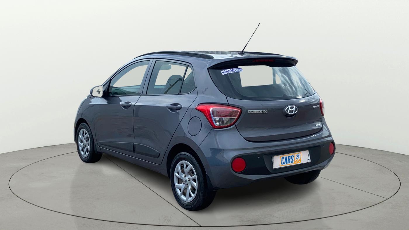 2019 Hyundai Grand i10 SPORTZ 1.2 KAPPA VTVT, Petrol, Manual, 52,281 km, Left Back Diagonal