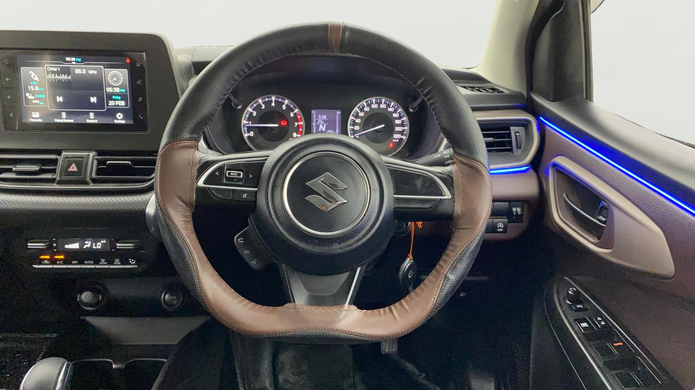 2025 Maruti FRONX DELTA PLUS 1.2L AGS, Petrol, Automatic, 9,784 km, Steering Wheel Close Up