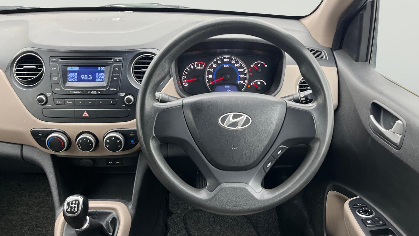 2013 Hyundai Grand i10 SPORTZ 1.2 KAPPA VTVT, Petrol, Manual, 81,946 km, Steering Wheel Close Up