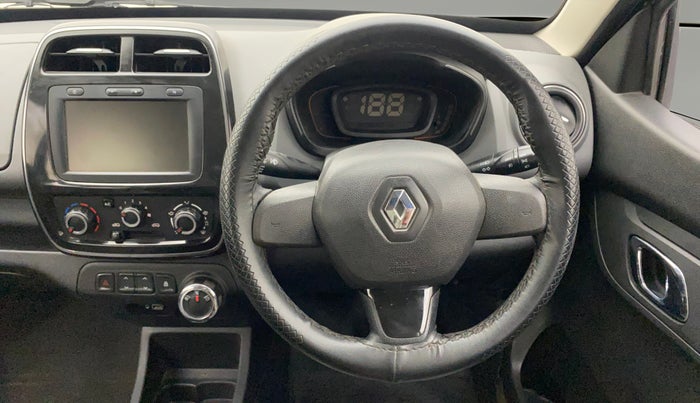 2019 Renault Kwid RXT 1.0 AMT (O), Petrol, Automatic, 21,150 km, Steering Wheel Close Up