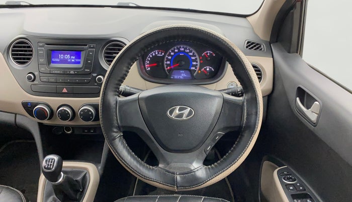 2014 Hyundai Grand i10 SPORTZ 1.2 KAPPA VTVT, Petrol, Manual, 65,360 km, Steering Wheel Close Up