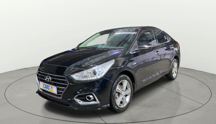 2019 Hyundai Verna 1.6 VTVT SX + AT, Petrol, Automatic, 77,010 km, Left Front Diagonal