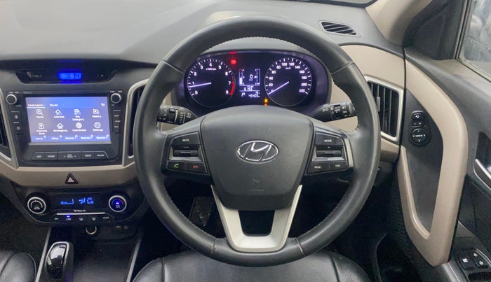 2017 Hyundai Creta SX PLUS AT 1.6 PETROL, Petrol, Automatic, 45,351 km, Steering Wheel Close Up