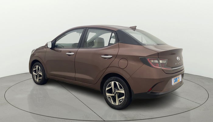 2021 Hyundai AURA SX PLUS 1.2 AMT, Petrol, Automatic, 93,830 km, Left Back Diagonal