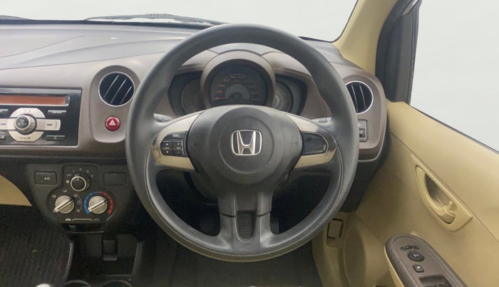 2014 Honda Amaze 1.2L I-VTEC S, Petrol, Manual, 55,712 km, Steering Wheel Close Up