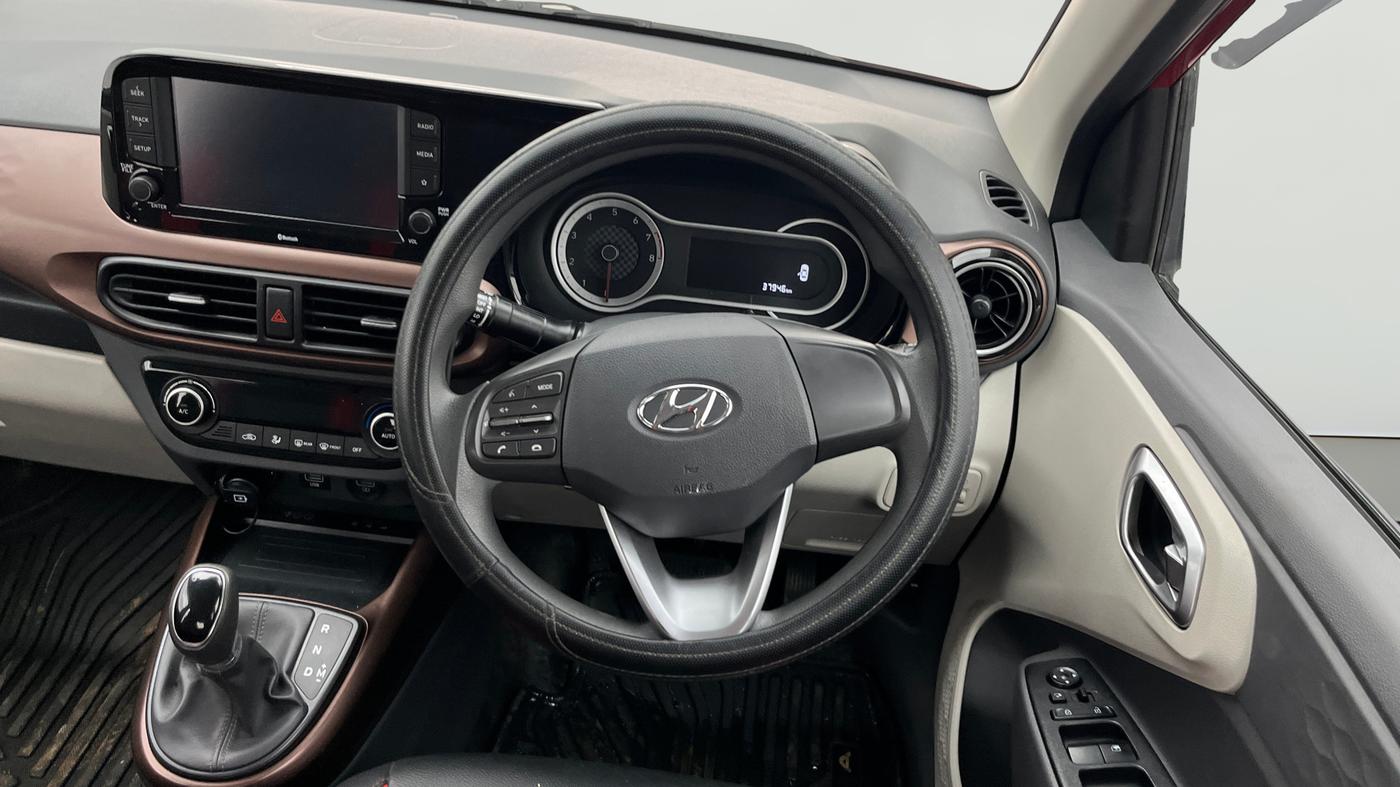 2020 Hyundai AURA SX PLUS 1.2 AMT, Petrol, Automatic, 37,944 km, Steering Wheel Close Up