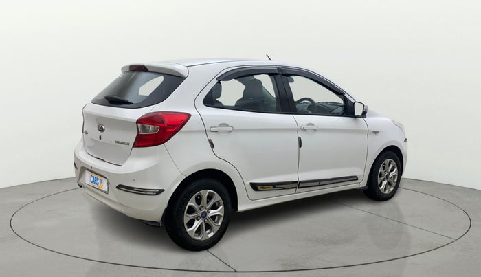 2015 Ford New Figo TITANIUM 1.2 PETROL MT, Petrol, Manual, 75,224 km, Right Back Diagonal