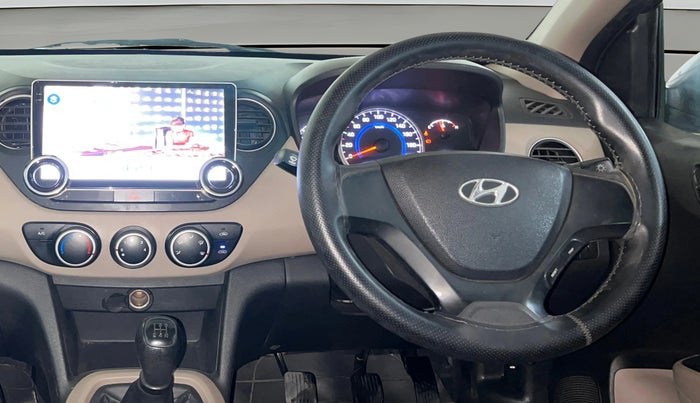 2016 Hyundai Grand i10 MAGNA 1.2 KAPPA VTVT, CNG, Manual, 67,135 km, Steering Wheel Close Up