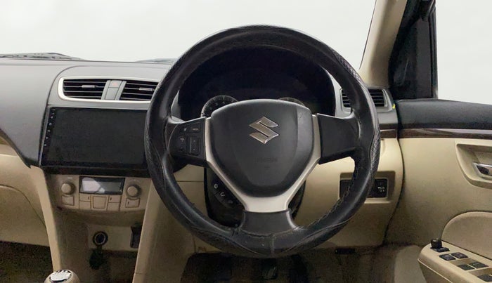 2015 Maruti Swift Dzire ZXI, Petrol, Manual, 1,05,566 km, Steering Wheel Close Up