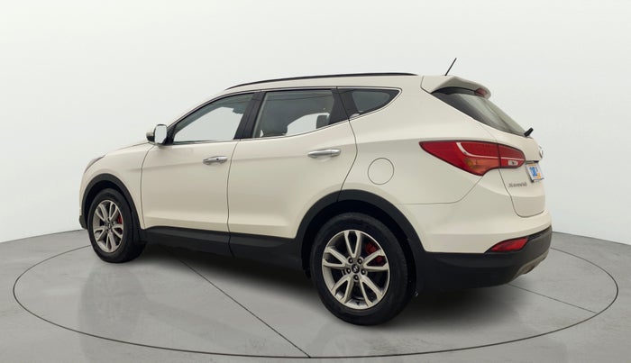 2017 Hyundai Santa Fe 4 WD AT, Diesel, Automatic, 61,184 km, Left Back Diagonal