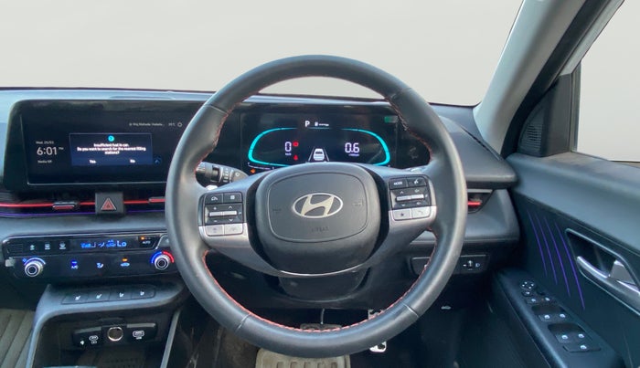 2024 Hyundai Verna SX (O) 1.5 TURBO PETROL DCT, Petrol, Automatic, 3,081 km, Steering Wheel Close Up