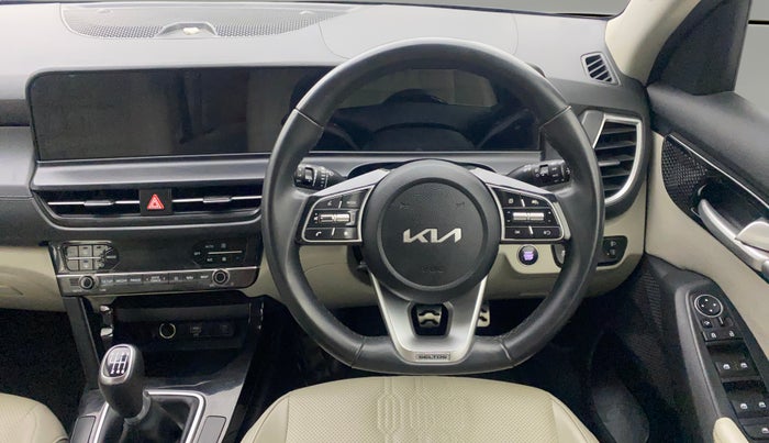 2023 KIA SELTOS HTX 1.5 DIESEL IMT, Diesel, Manual, 70,119 km, Steering Wheel Close Up