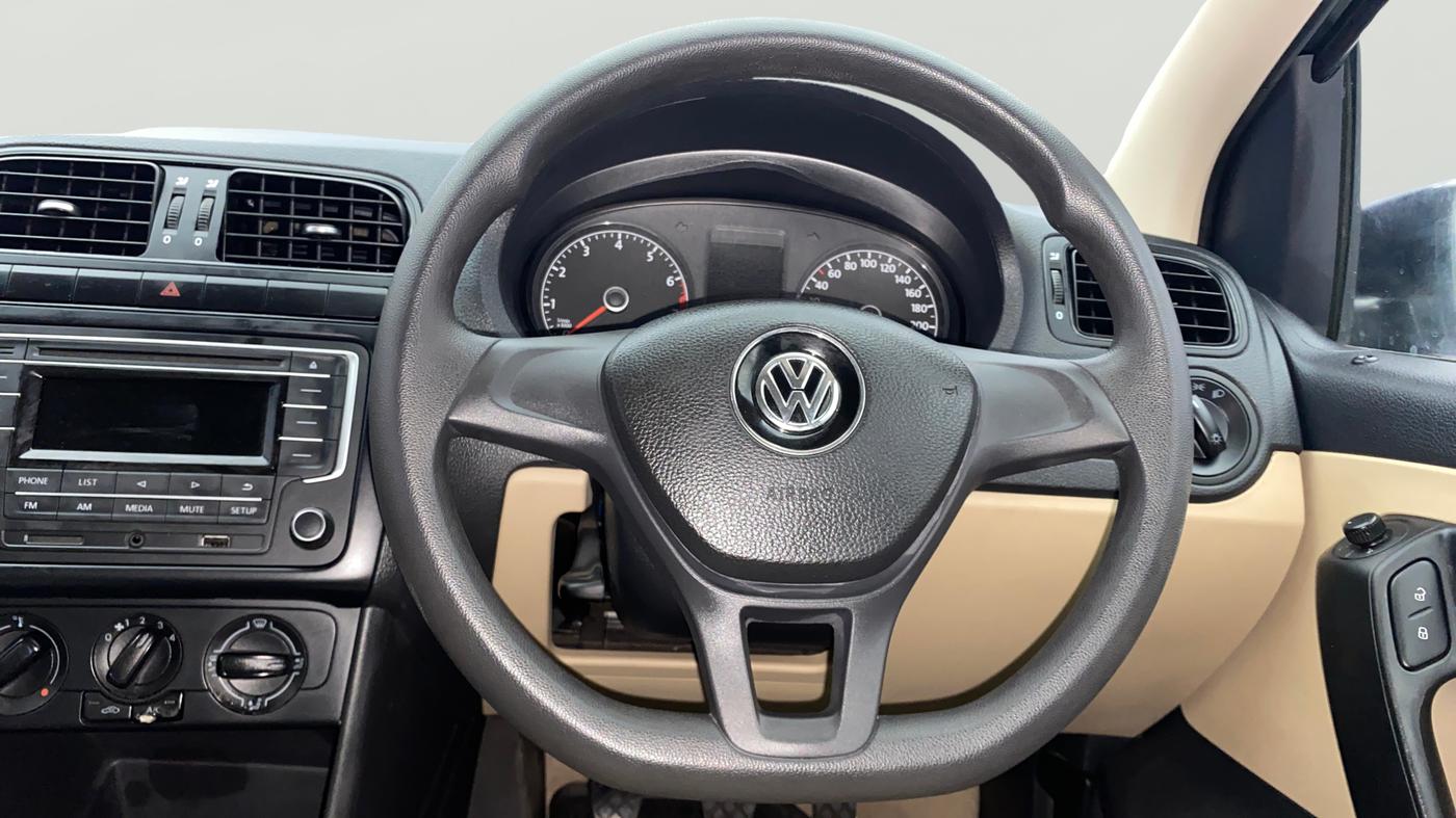 2017 Volkswagen Ameo COMFORTLINE 1.2L, Petrol, Manual, 19,495 km, Steering Wheel Close Up