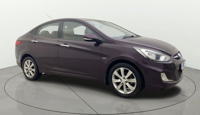 2012 Hyundai Verna FLUIDIC 1.6 CRDI SX OPT, Diesel, Manual, 88,909 km, Right Front Diagonal