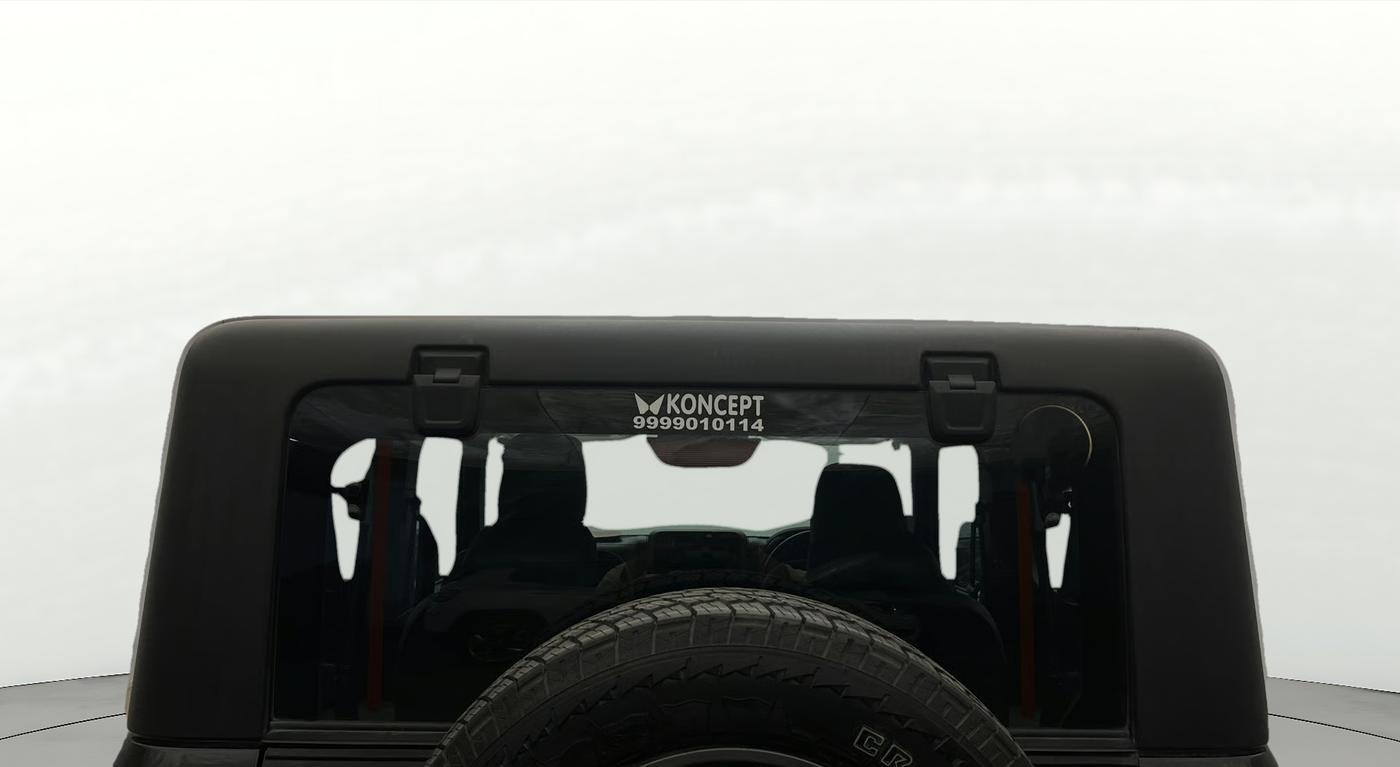 2024 Mahindra Thar LX P 2WD AT HT, Petrol, Automatic, 18,101 km, Rear Windshield