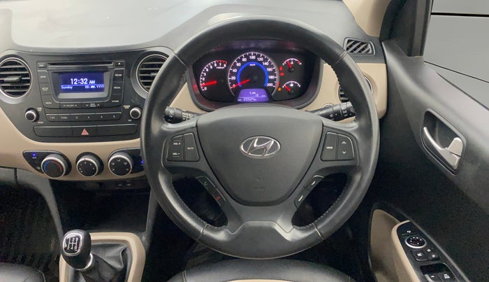 2015 Hyundai Grand i10 ASTA (O) 1.2 KAPPA VTVT, Petrol, Manual, 20,489 km, Steering Wheel Close Up