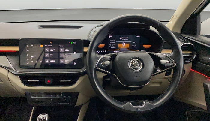 2022 Skoda SLAVIA STYLE 1.0L TSI MT, Petrol, Manual, 58,076 km, Steering Wheel Close Up