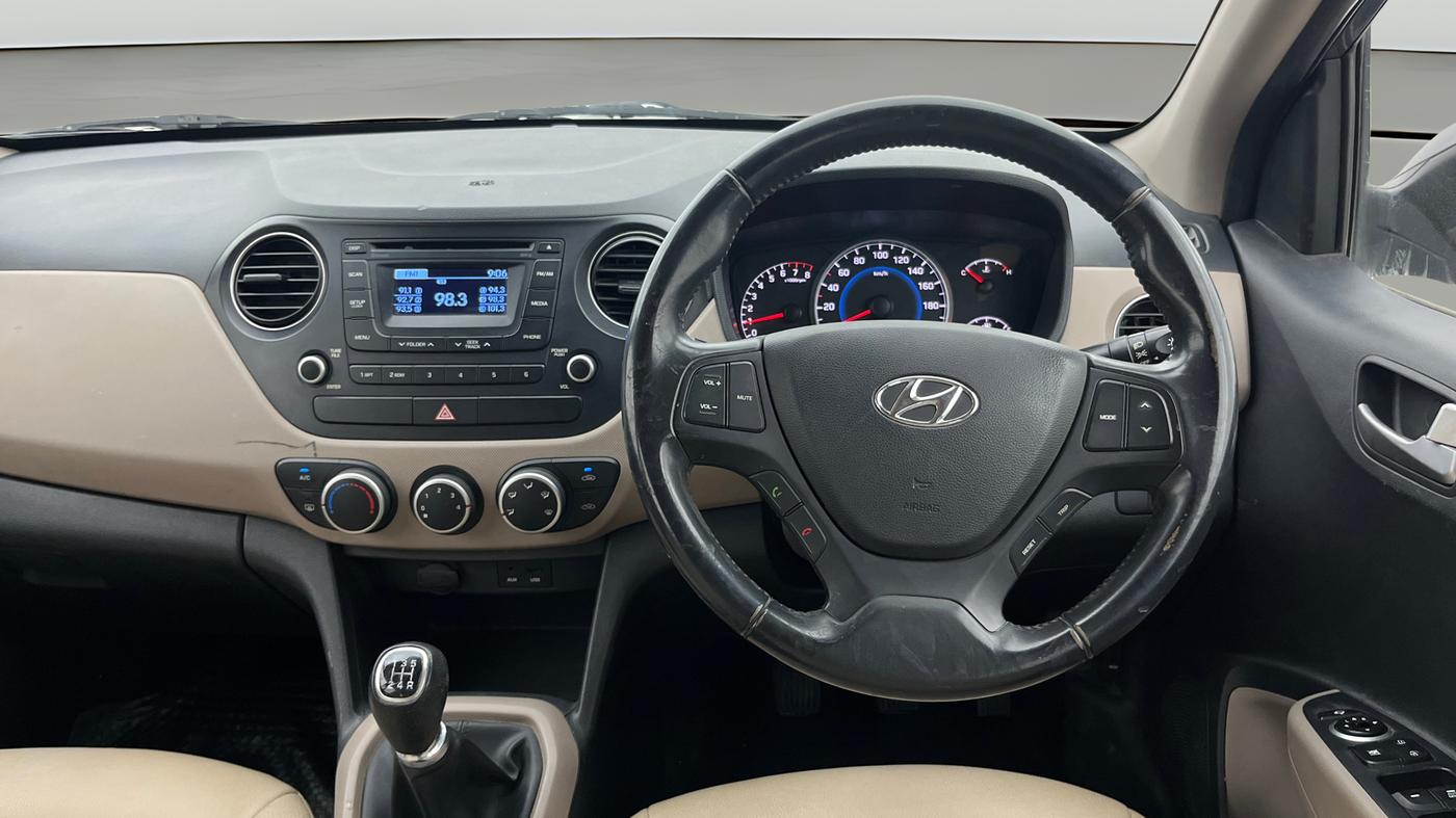 2014 Hyundai Grand i10 ASTA 1.2 KAPPA VTVT, Petrol, Manual, 40,856 km, Steering Wheel Close Up