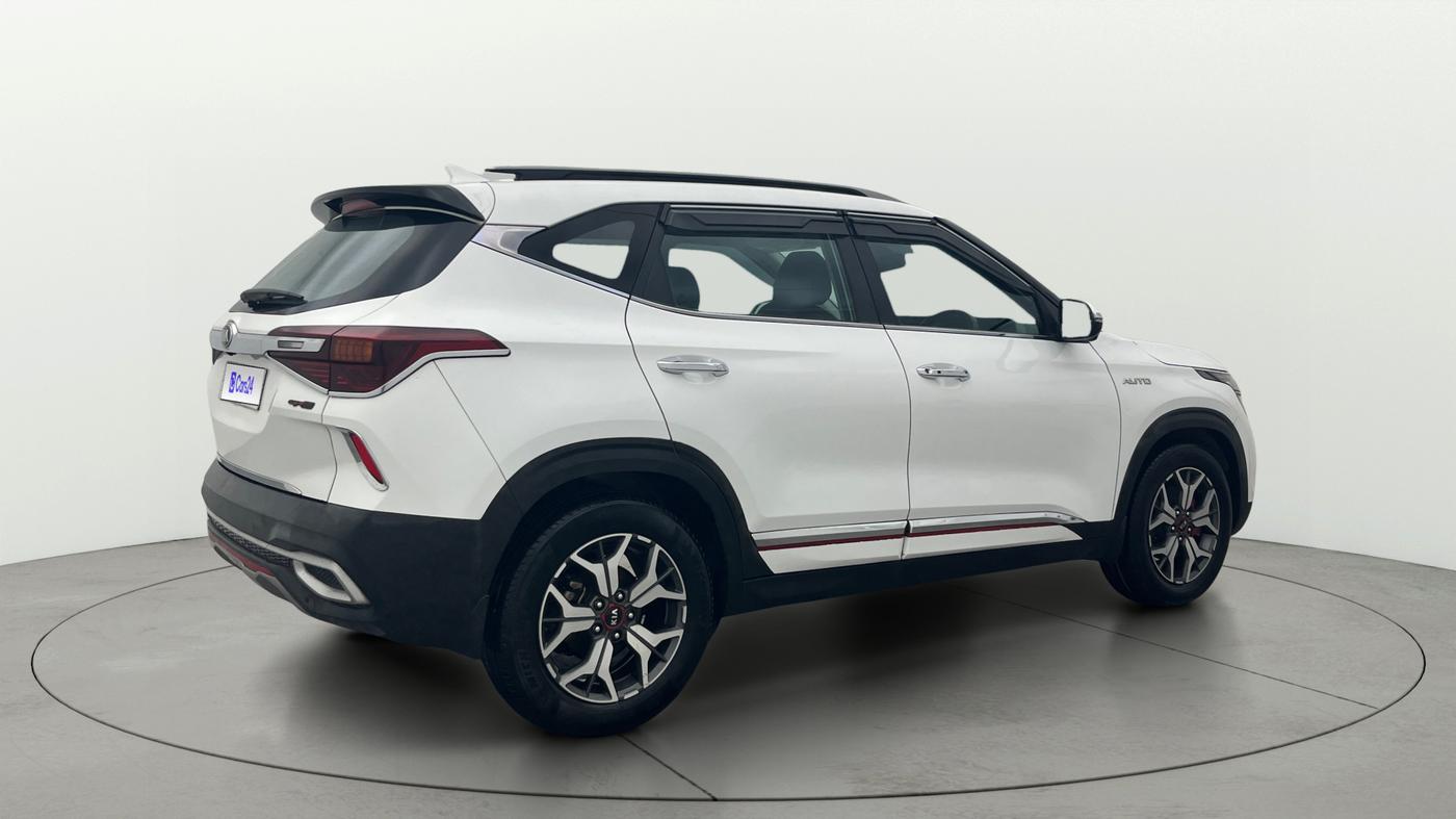 2021 KIA SELTOS GTX PLUS AT 1.5 DIESEL, Diesel, Automatic, 95,162 km, Right Back Diagonal