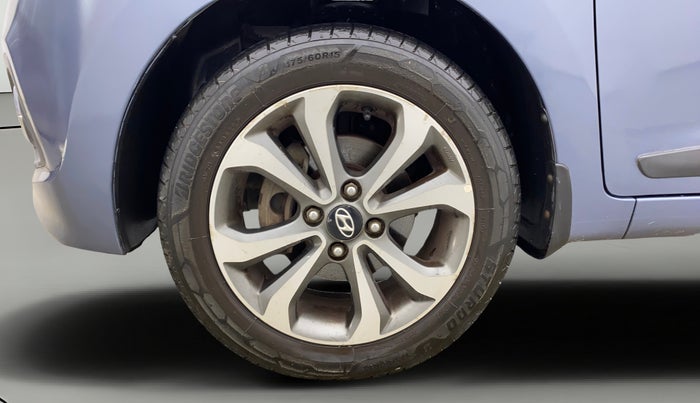 2015 Hyundai Xcent SX AT 1.2 (O), Petrol, Automatic, 79,338 km, Left Front Wheel