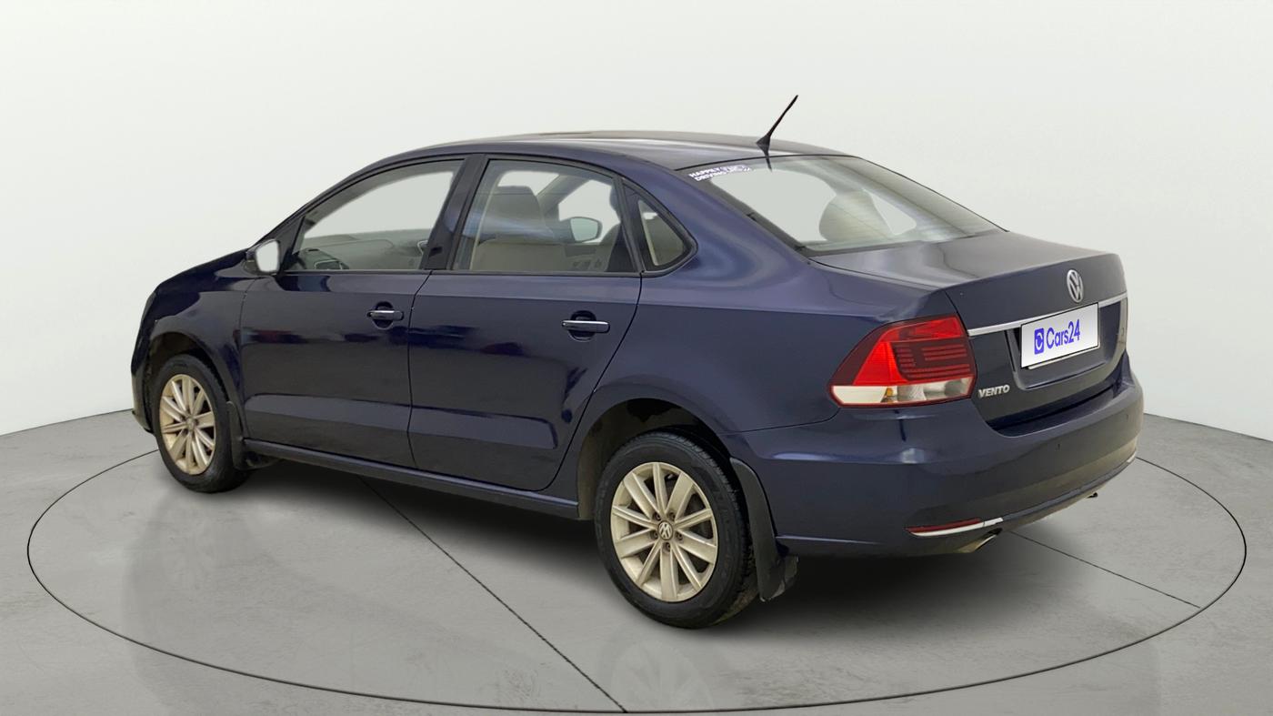 2015 Volkswagen Vento HIGHLINE 1.6 MPI, Petrol, Manual, 57,611 km, Left Back Diagonal